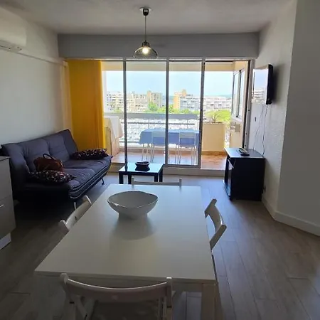 Apartament 59m2 Avec Garage Vue Port Carnon-Plage